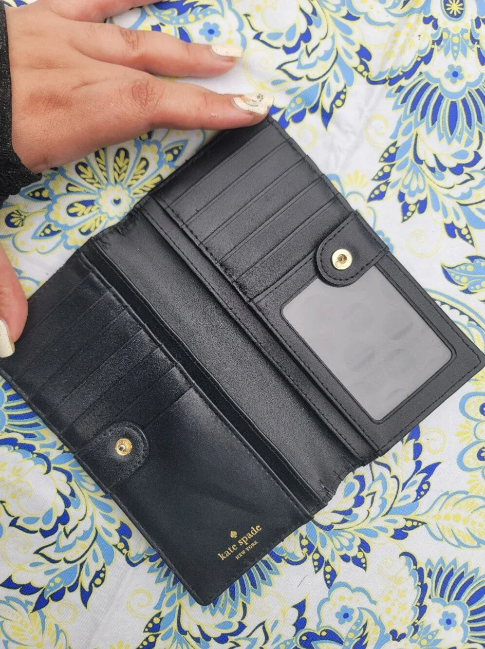 Kate Spade Staci Slim Bifold Leather Wallet